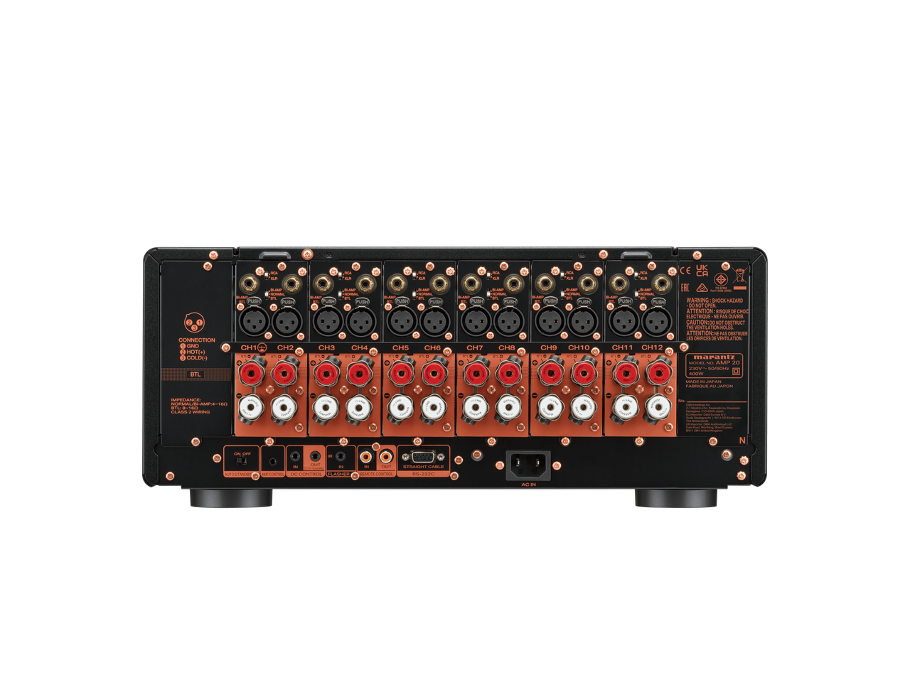 Marantz AMP 20 three-quarter view